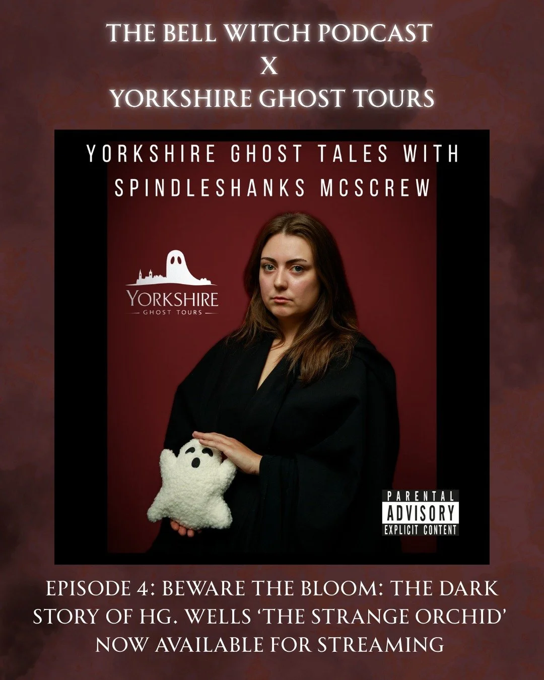 The latest episode from Spindleshanks' Shack is now available for listening over on your favourite listening platform with The Bell Witch Podcast!

Join us on this woeful Wednesday for a twisted tale about a very weird plant in a retelling of HG. Wel