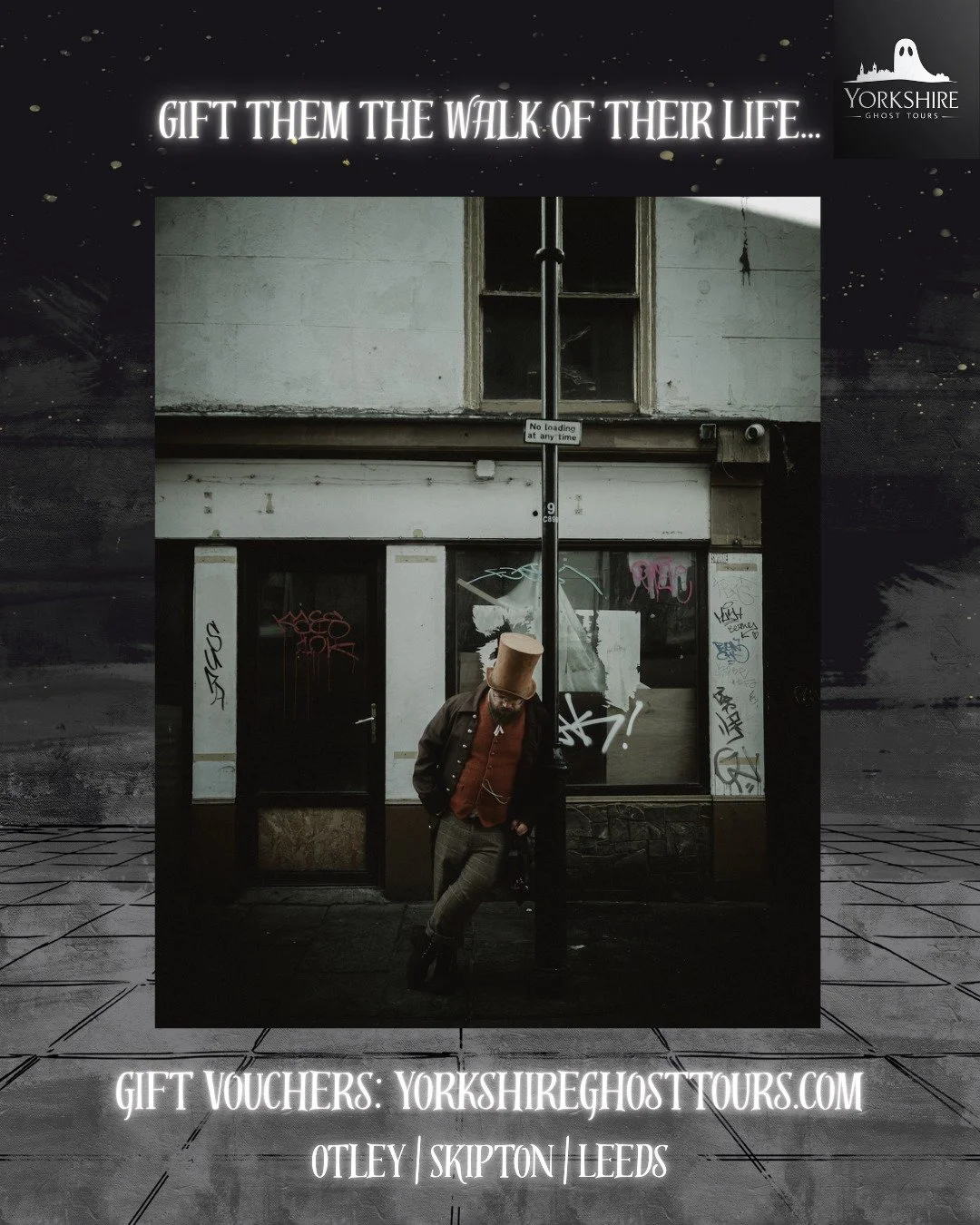 Give the gift of fear this Christmas with one of our Yorkshire Ghost Tours! A gift voucher to our tours is the perfect gift for walkers, history enthusiasts and paranormal pals. Learn all the historical secrets that lie on your own doorsteps, or expl