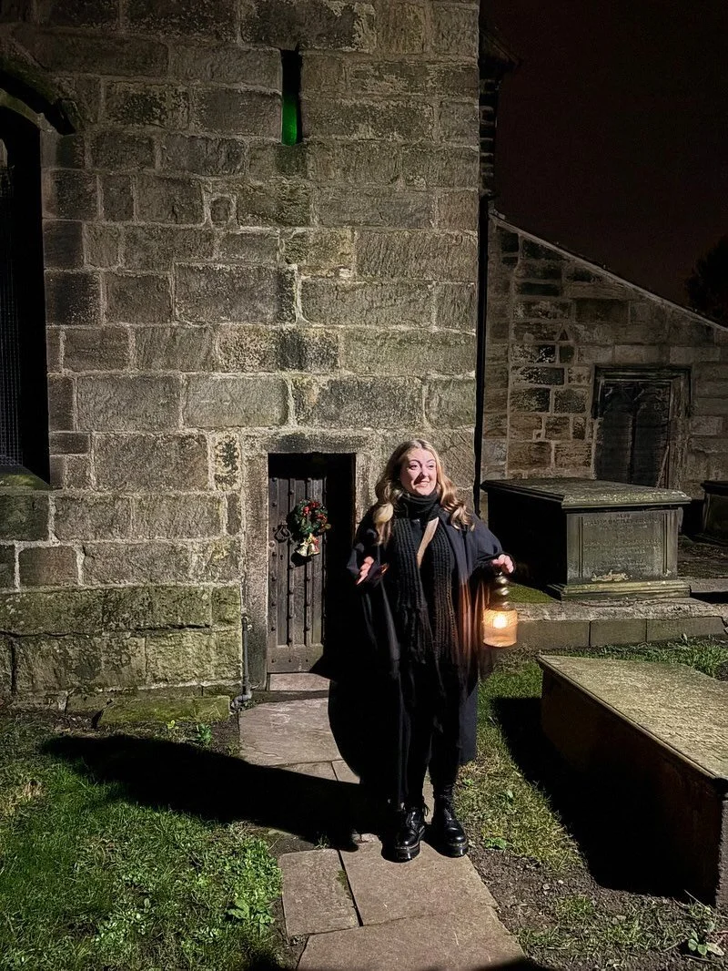 Some festive customer shots from the #Otley ghost tour on Sunday! 🎄

As 2025 draws to a close, we&rsquo;re reflecting on all the ghostly fun we&rsquo;ve had this year:

🩸2 new tours in Skipton and Leeds opened

🩸 3 new character guides: The Butche