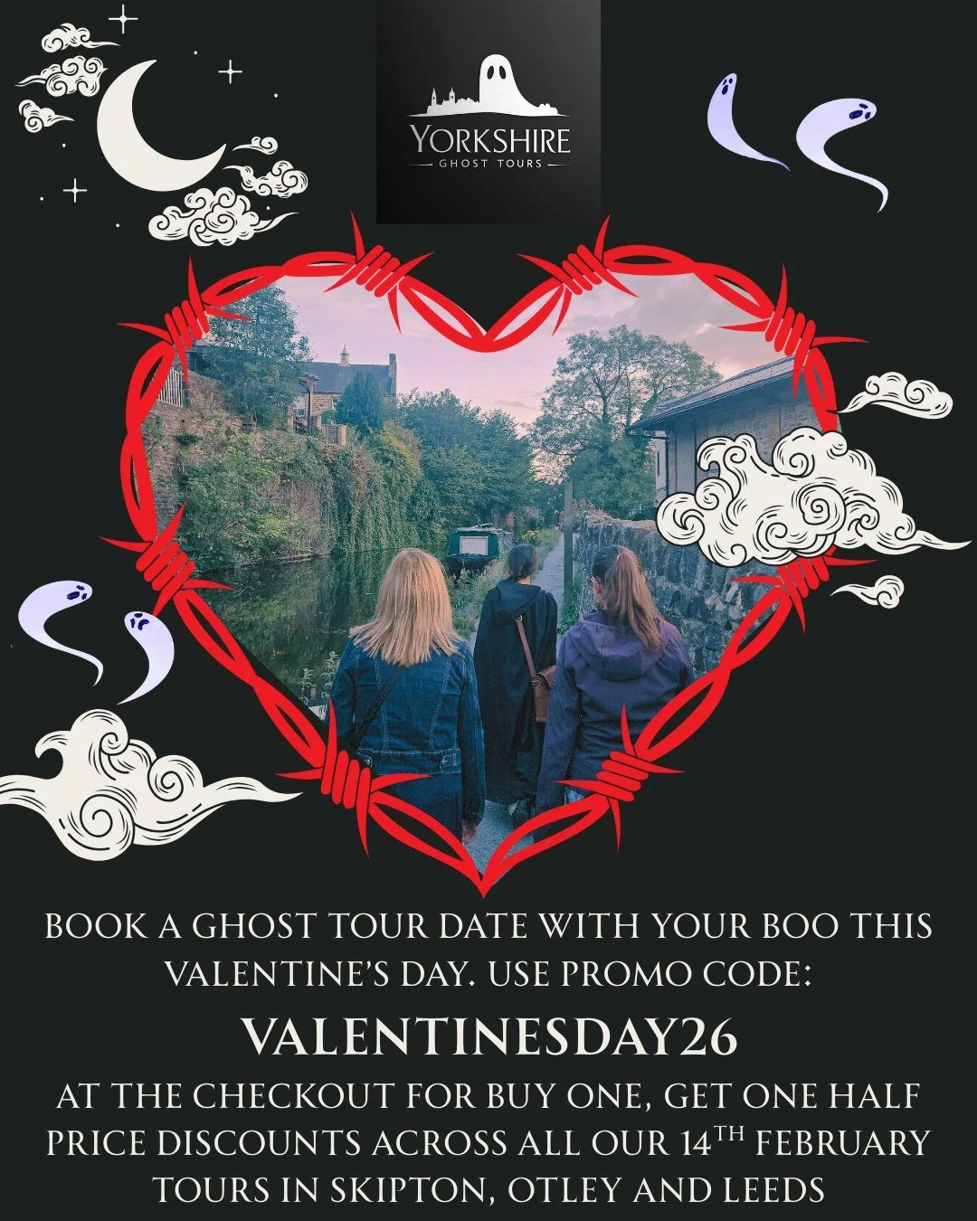 Heads up! Valentine&rsquo;s Day is fast approaching, you&rsquo;ve got less time than you think. ❤️&zwj;🔥

Okay, fair enough, you&rsquo;ve got a few weeks. But we might as well save you the stress of booking the same old last minute dinner and a movi