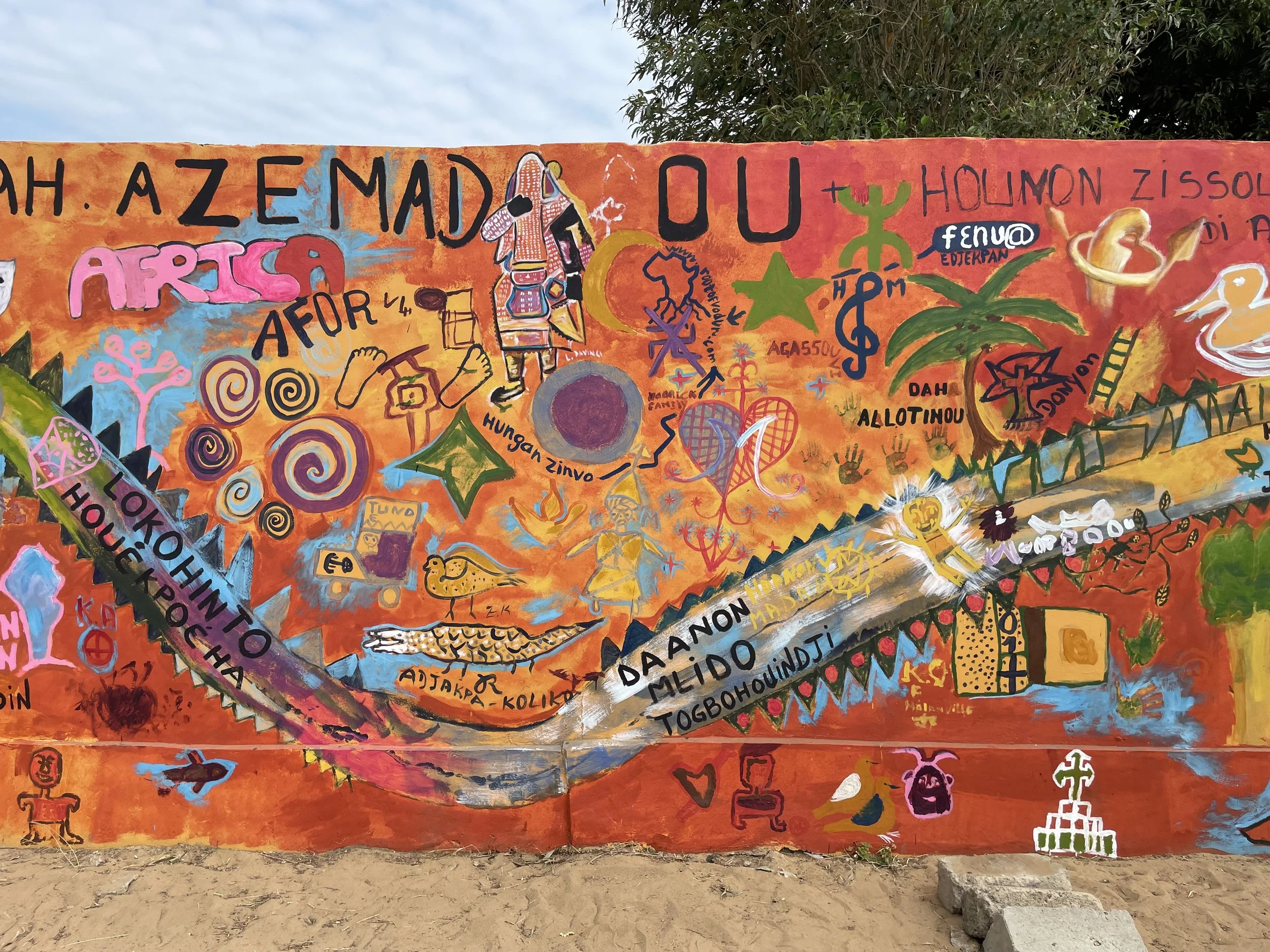 Fresque des ateliers partage