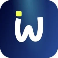 Blue square logo with a white lowercase 'w' and a small yellow square above it.