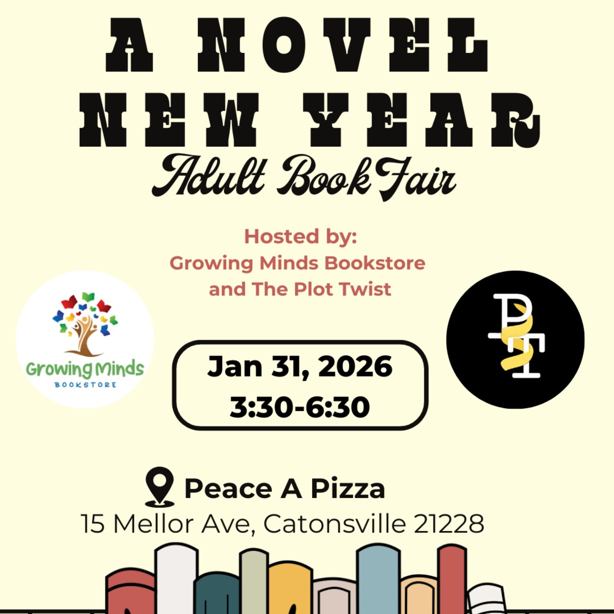 Growing Minds Bookstore & The Plot Twist's Adult Book Fair