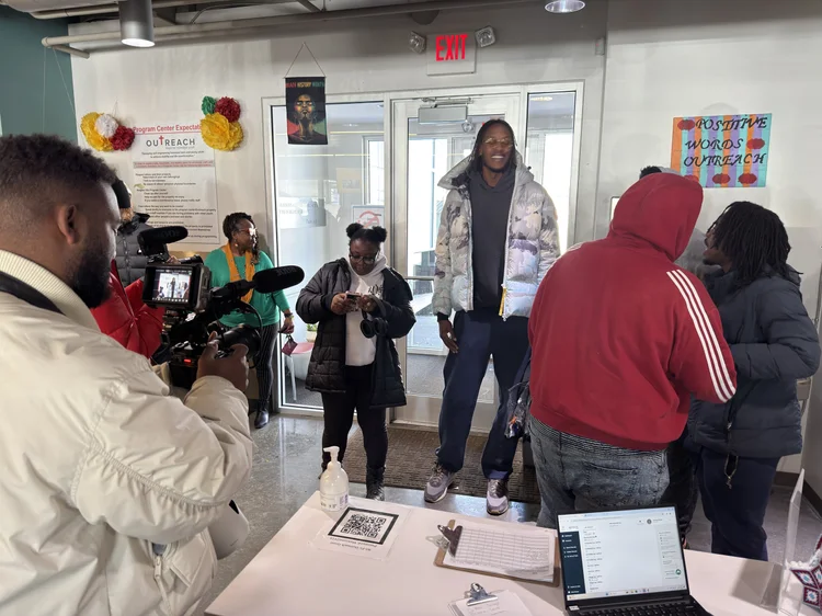 Myles Turner Outreach visit — Outreach