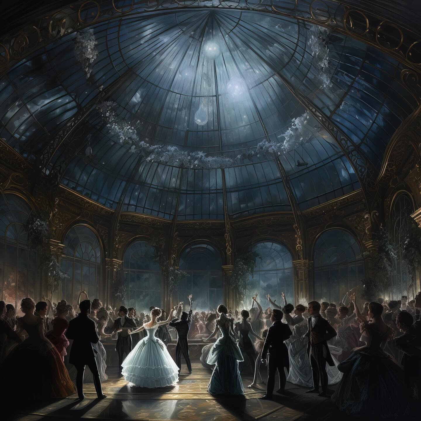 No. 17 A Waltz To End The Evening - Magic surrounds the last dance of the night. This time a waltz performed by a music box. An ethereal choir mimics the murmur of the fleeting crowd, as the flautist plays their final solo, the cello their goodbye, a