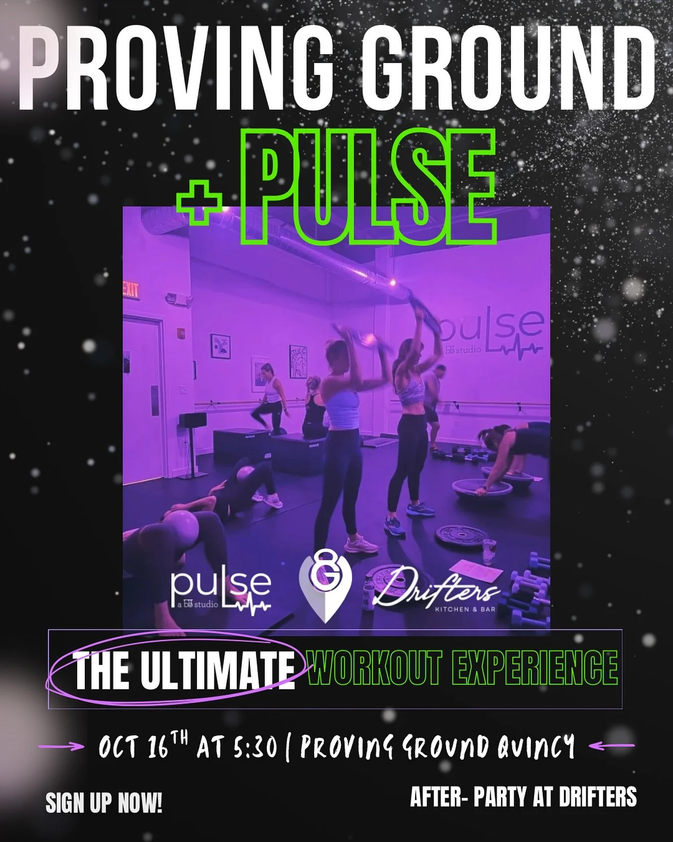 THURSDAY 10/19 we&rsquo;re bringing the ultimate workout experience to QUINCY with our collab pop-up!

When: Thursday 10/19 &bull; 5:30pm
Where: Proving Ground Quincy 💚

Led by the one and only @barrebyjenn + @jacqueline_fitness_ from @provingground