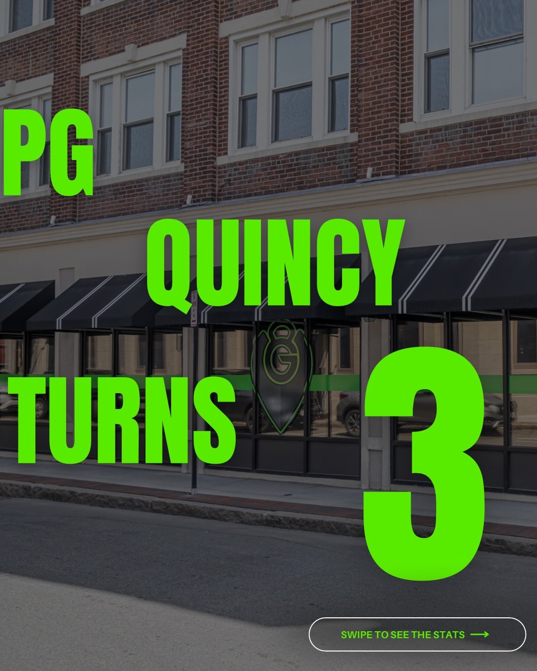 Three years STRONG in Quincy. 💪

Three years of grit, growth, and a COMMUNITY that shows up hard.

Thanks for building something bigger with us. Here&rsquo;s to year 4 QUINCY🔥💚