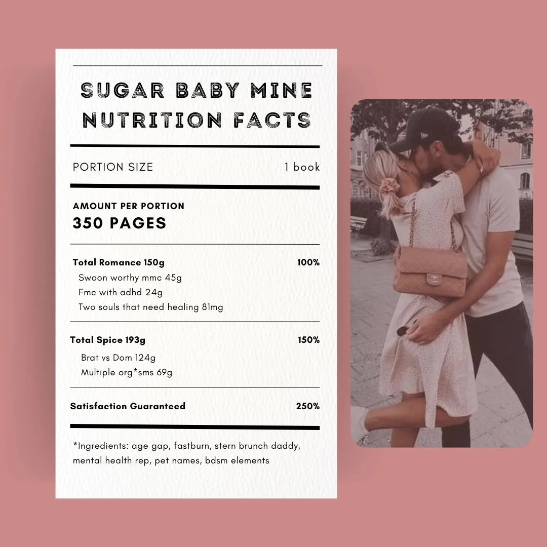 I just wanna eat them UP and you can too 😘

Sugar Baby Mine by @krianeauthor (me!)
NOW AVAILABLE on KU, in ebook, and in paperback!
you can find it here - https://a.co/d/hz1NbgQ

if you like the following, you might enjoy sugar baby mine! 
🌸 age ga