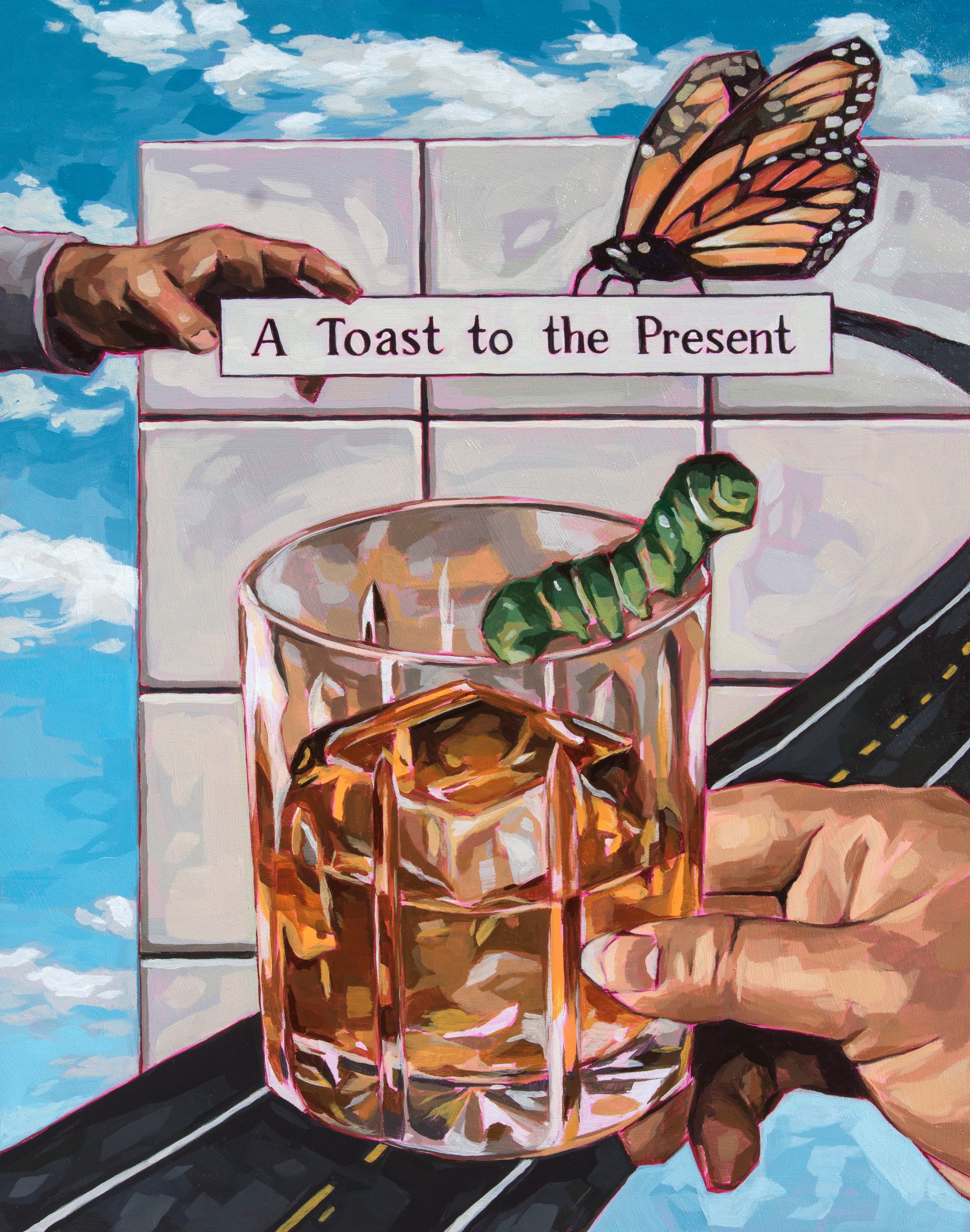 a toast to the present