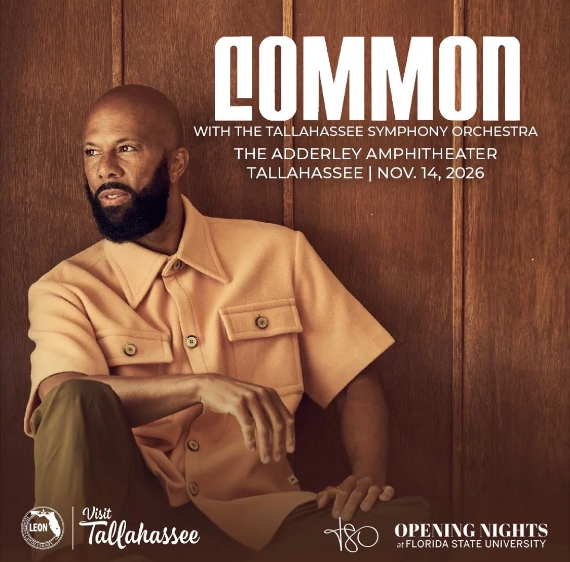 flier for Common’s concert