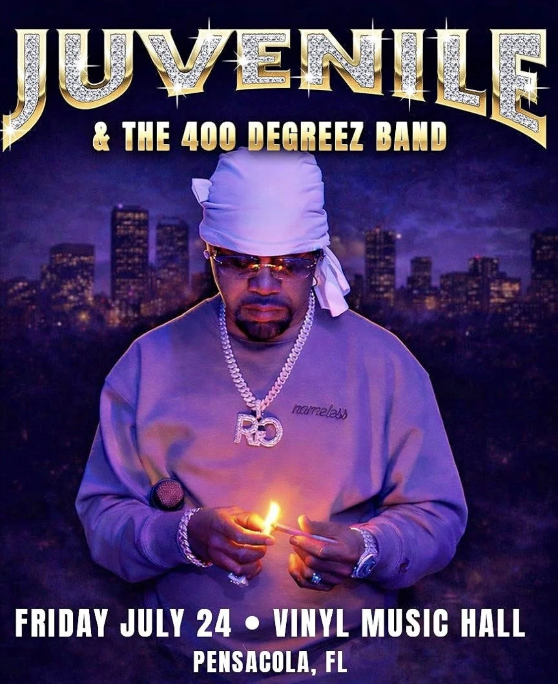 Juvenile and the 400 Degreez Band in Pensacola, FL