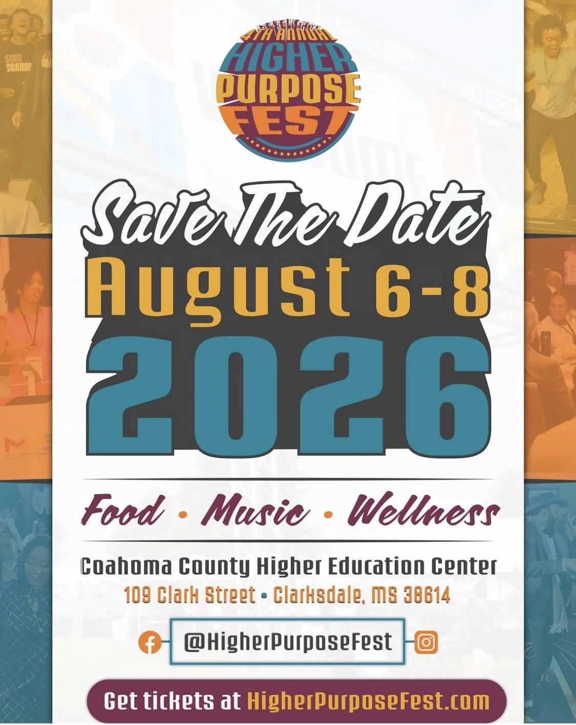 Higher-purpose-fest-clarksdale-ms save the date