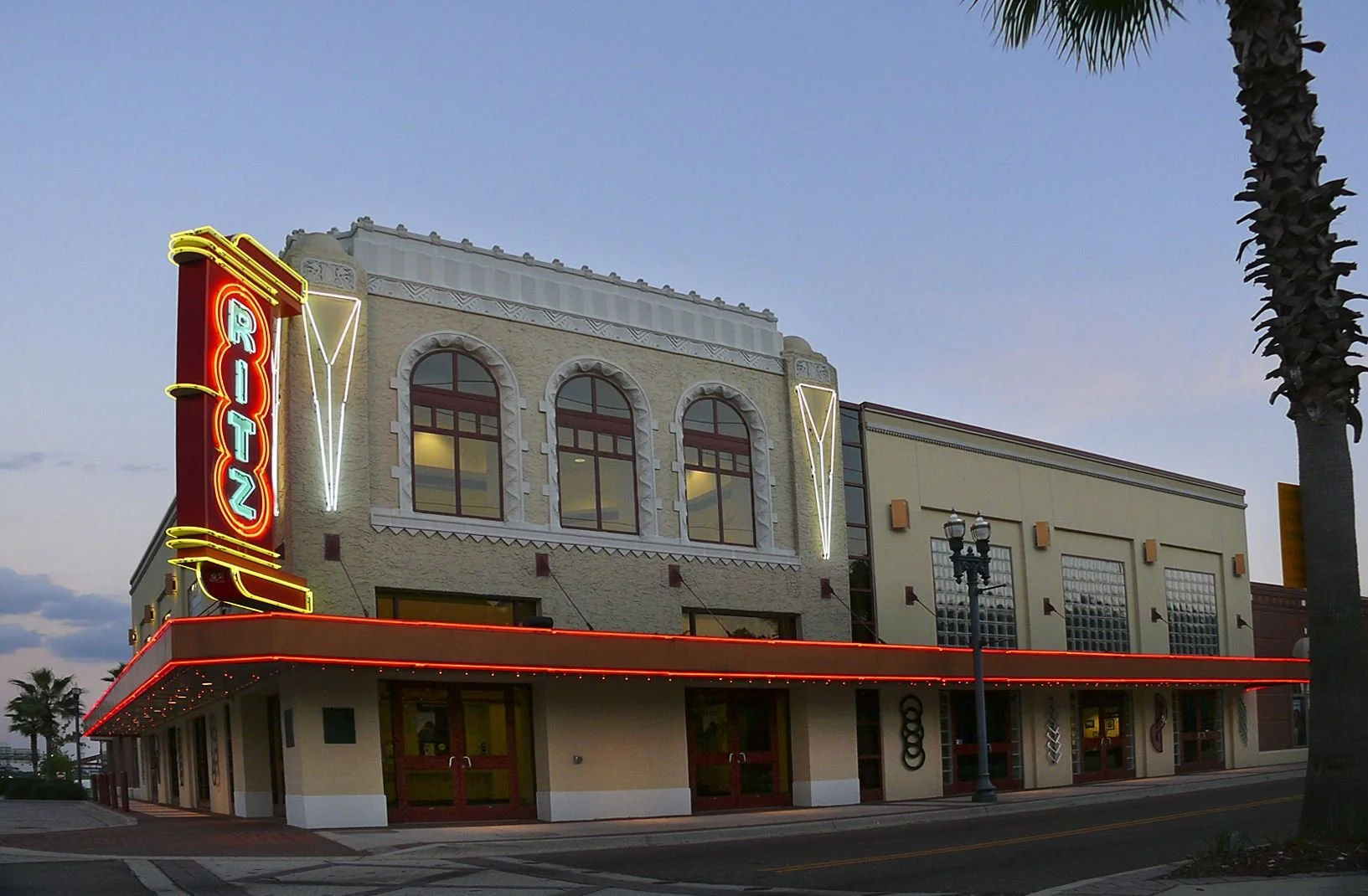   Image of restored Ritz Theater and Museum in Jacksonville, FL, from https://www.ritzjacksonville.com.  
