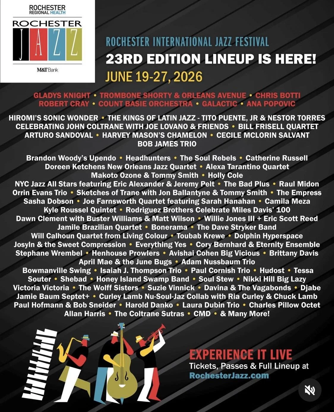2026-Rochester-NY-Jazz-Festival lineup