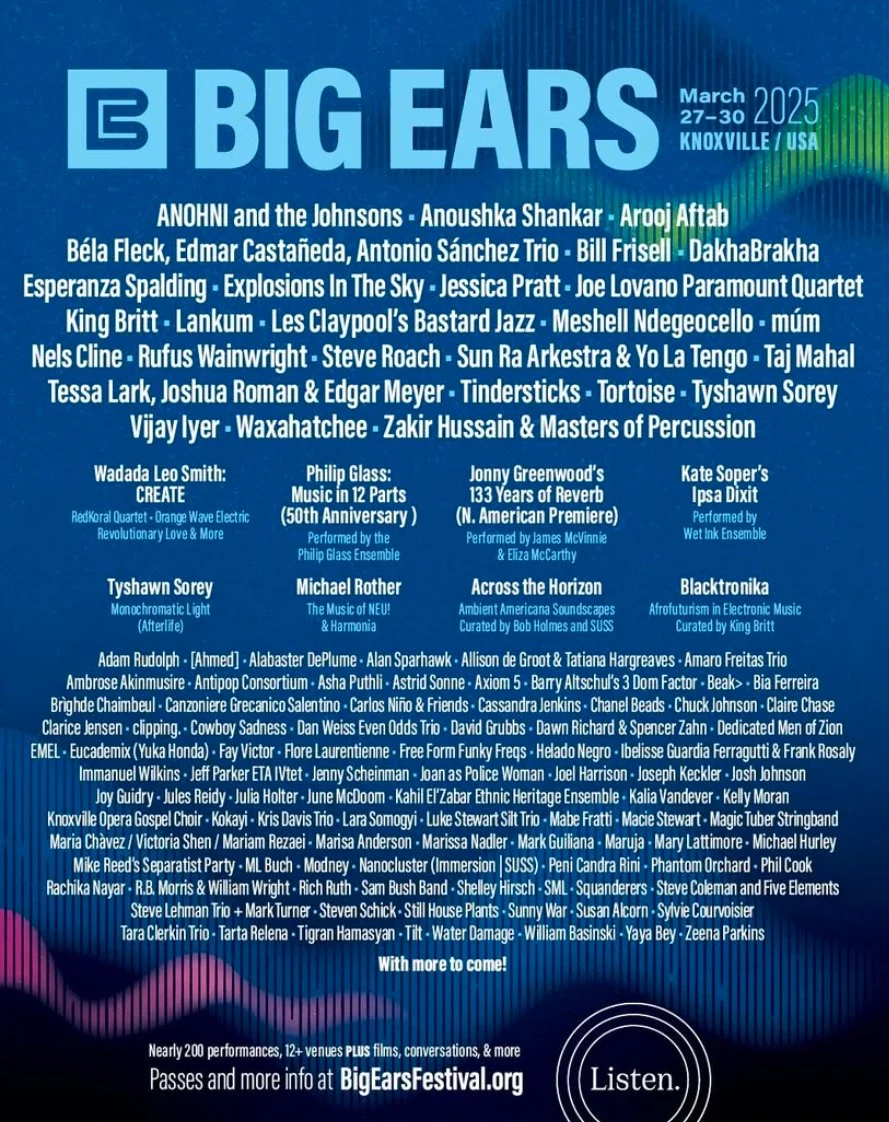 2025-Big-ears-festival-Knoxville-tn line up