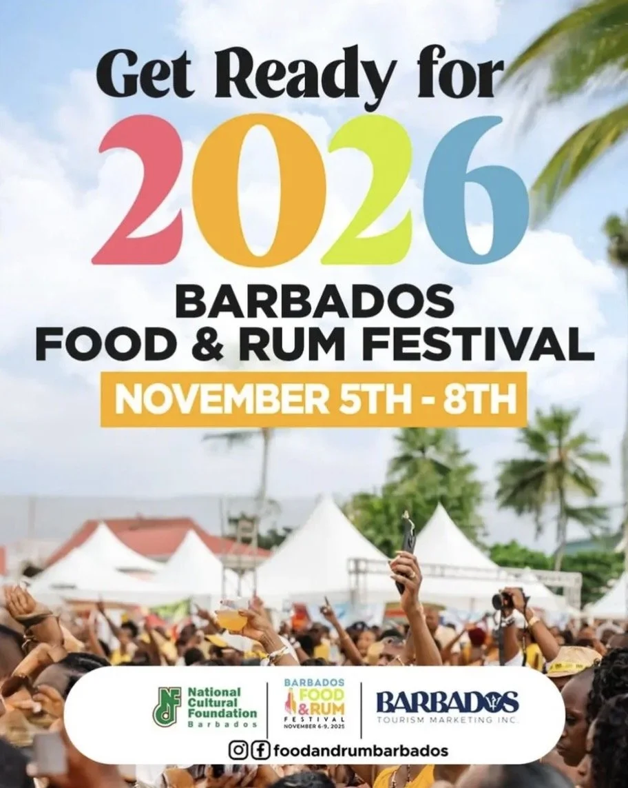 2026 barbados-food and rum festival flier