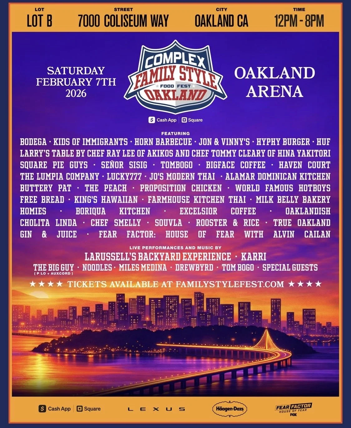 Complex-family-food-fest flier