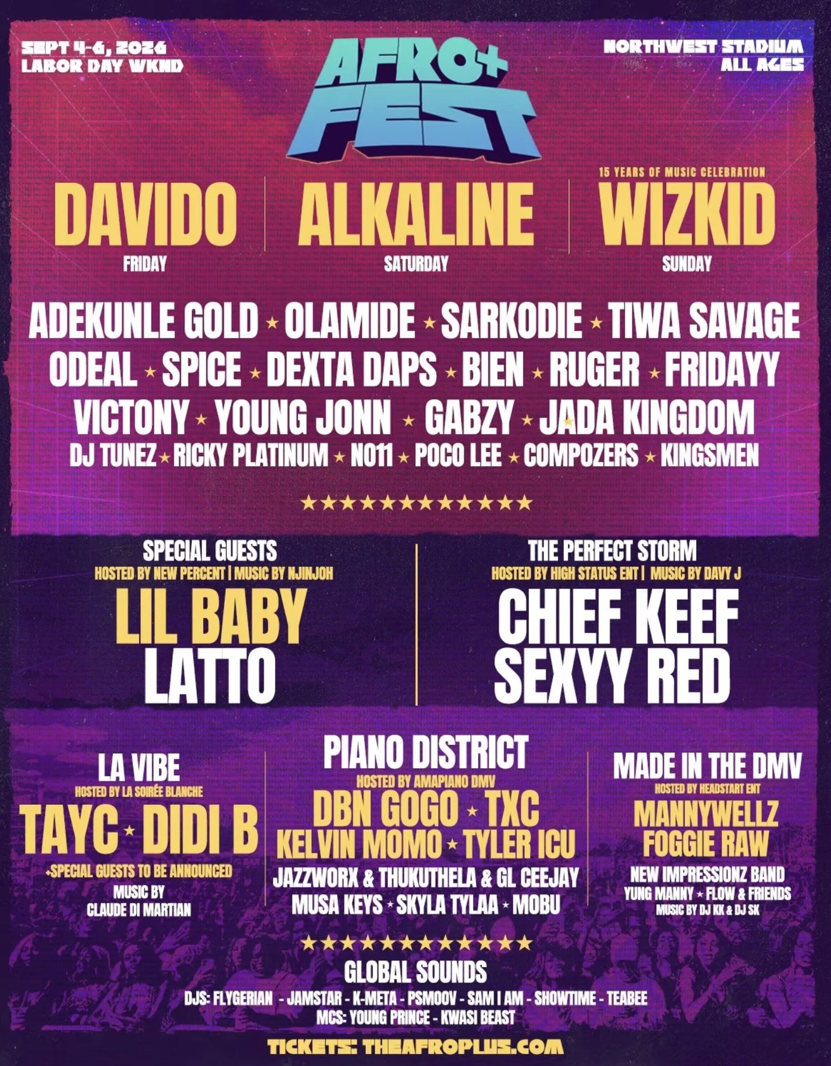 2026 Afro+ Fest flier