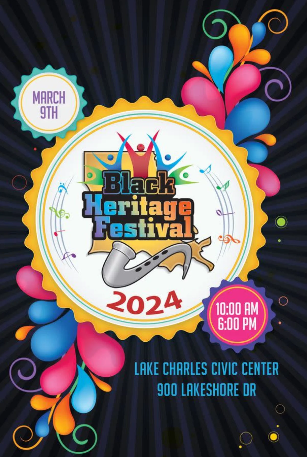 BLACK HERITAGE FESTIVAL IN LAKE CHARLES, LA Save the date