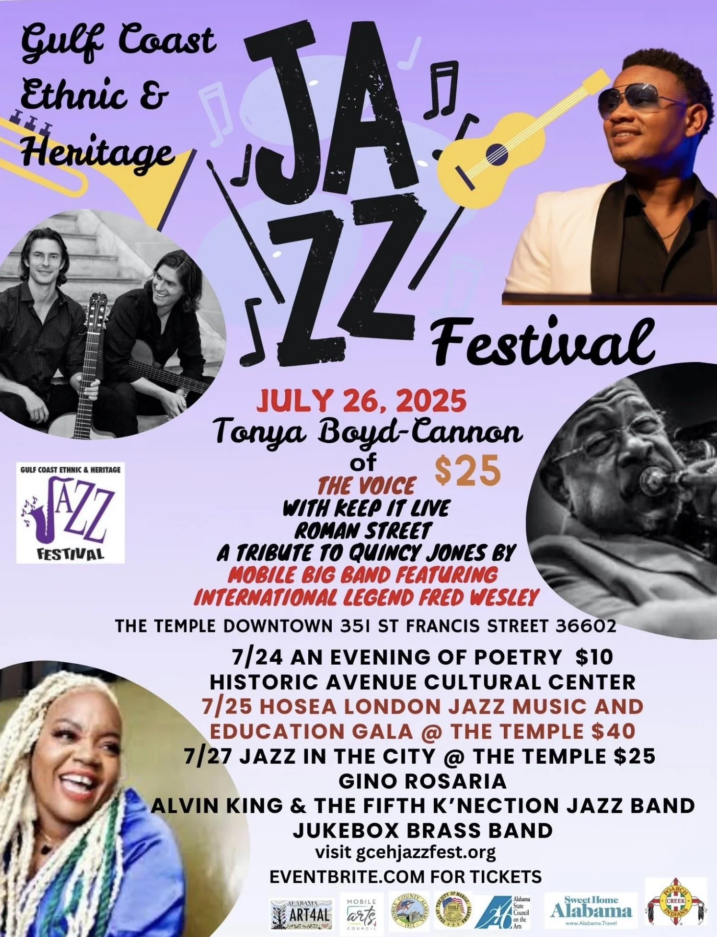 Gulf-coast-ethnic-heritage-jazz-fest flier