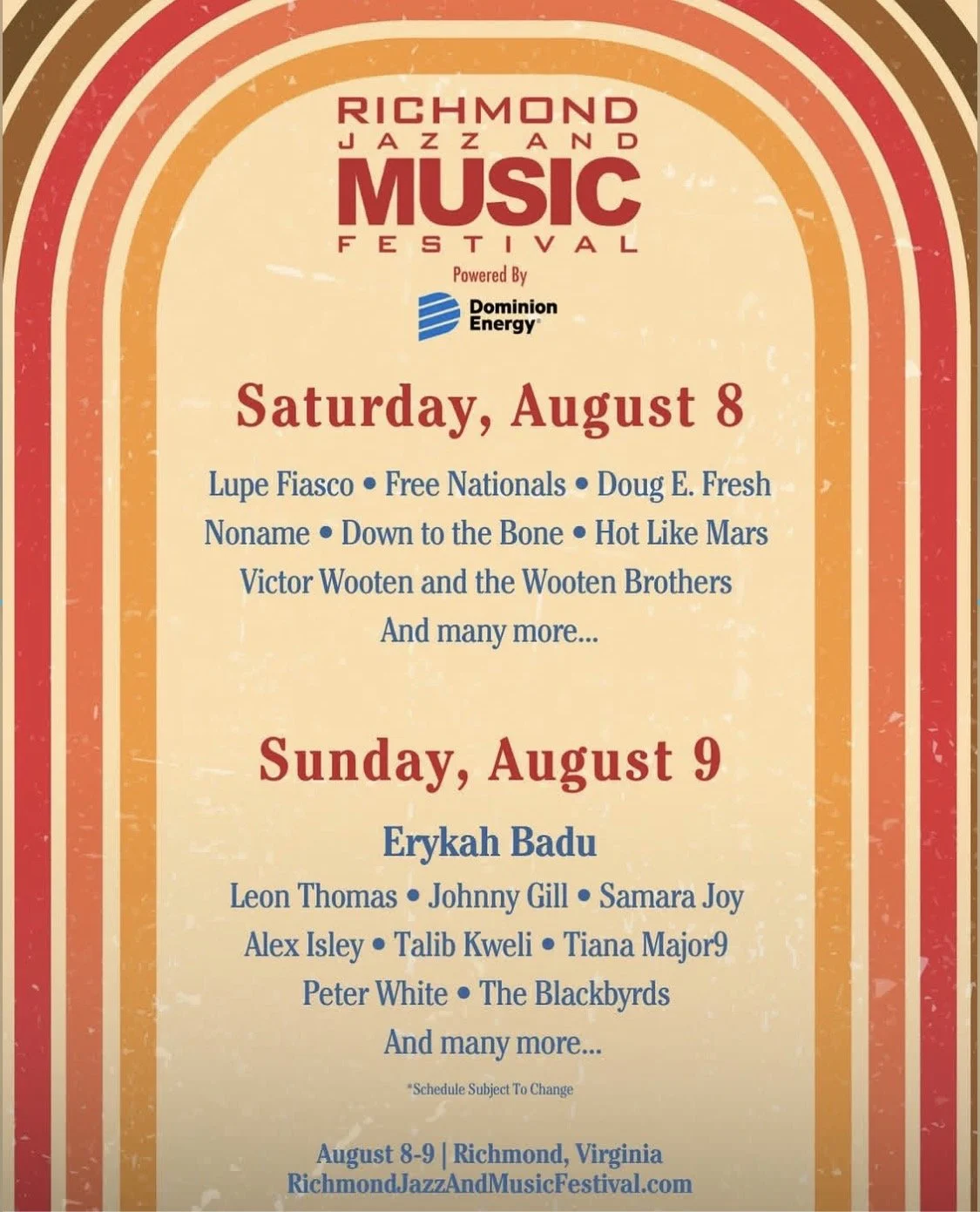 2026-Richmond-jazz-music-festival flier