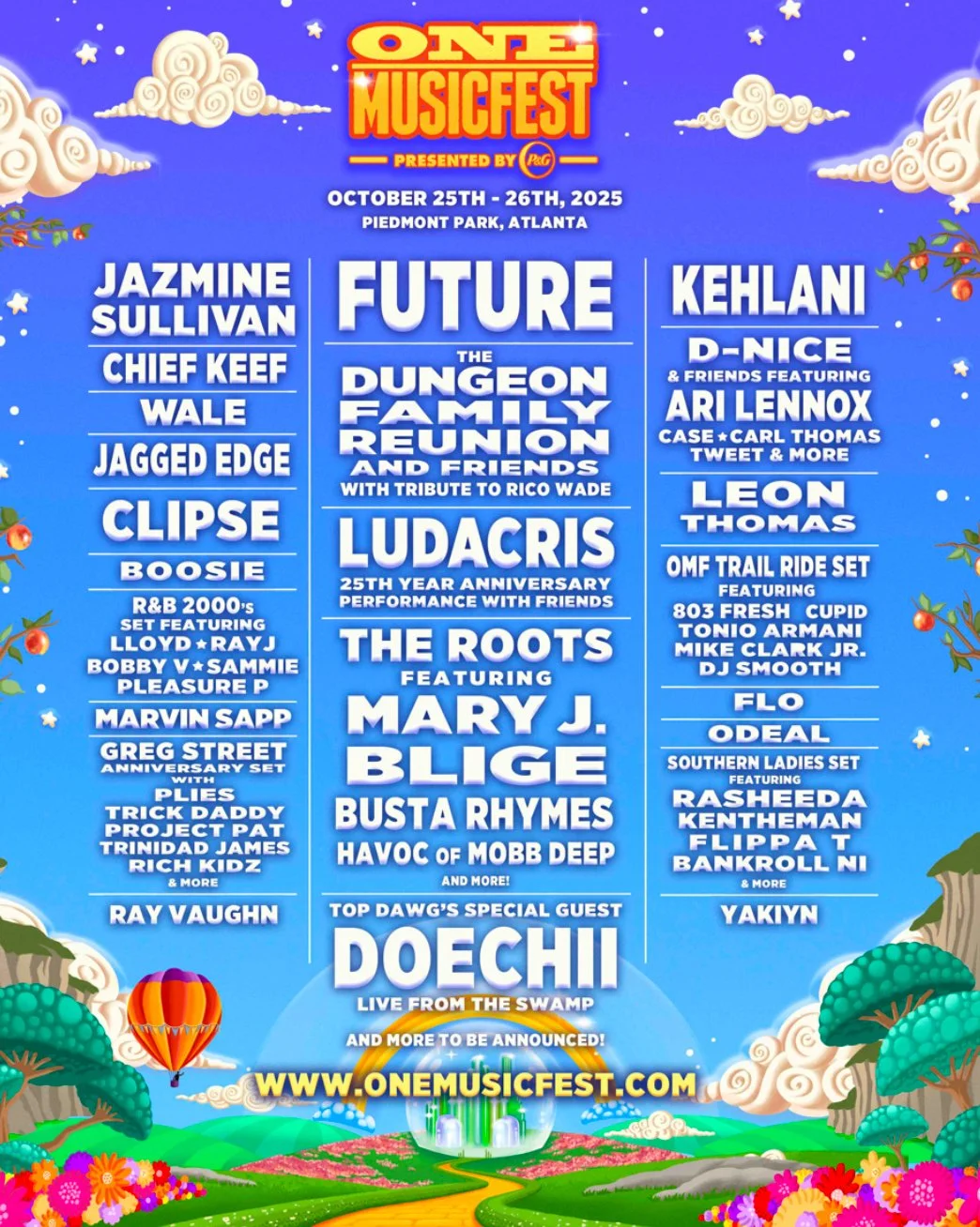 2025-one-music-fest-atlanta lineup
