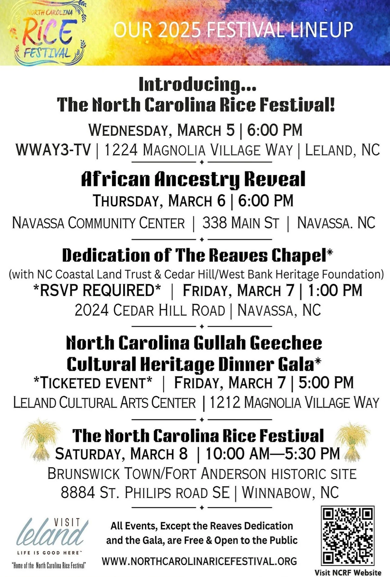 NC-Rice-Fest-gullah-geechee -Leland-NC events
