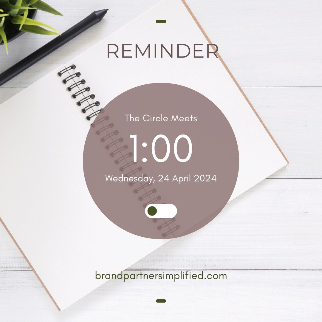 The Circle meets tomorrow! This one-hour call packs a powerful punch with 30 minutes of training and 30 minutes of coaching. Circle members have access to recordings AND our Facebook group where weekly pop-up trainings take place. The Circle, led by 