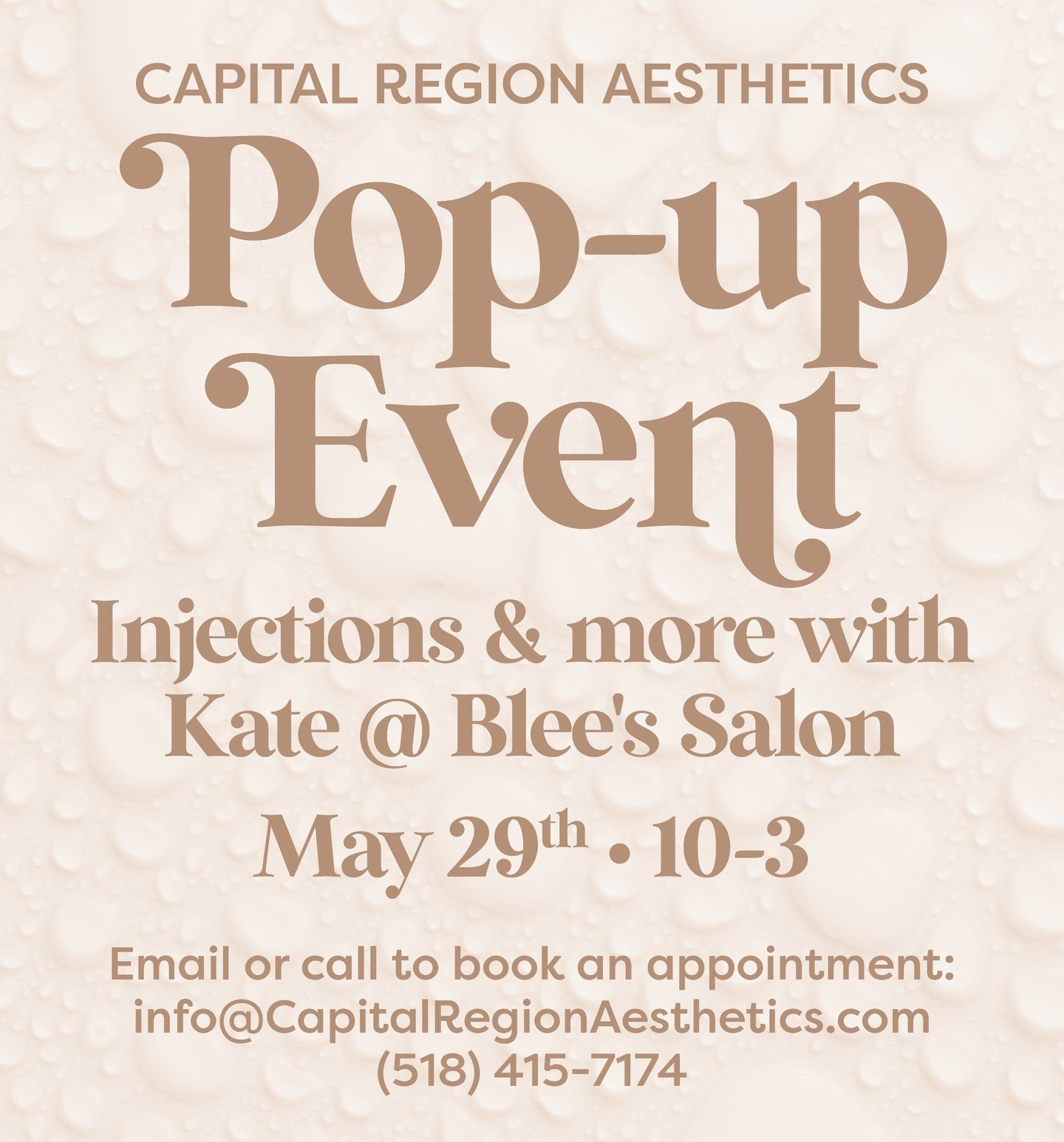 Book your Botox and Filler appointments with Kate today! 💉 She'll be back in the salon on May 29th. Spots are limited, call or email Kate to make an appointment!