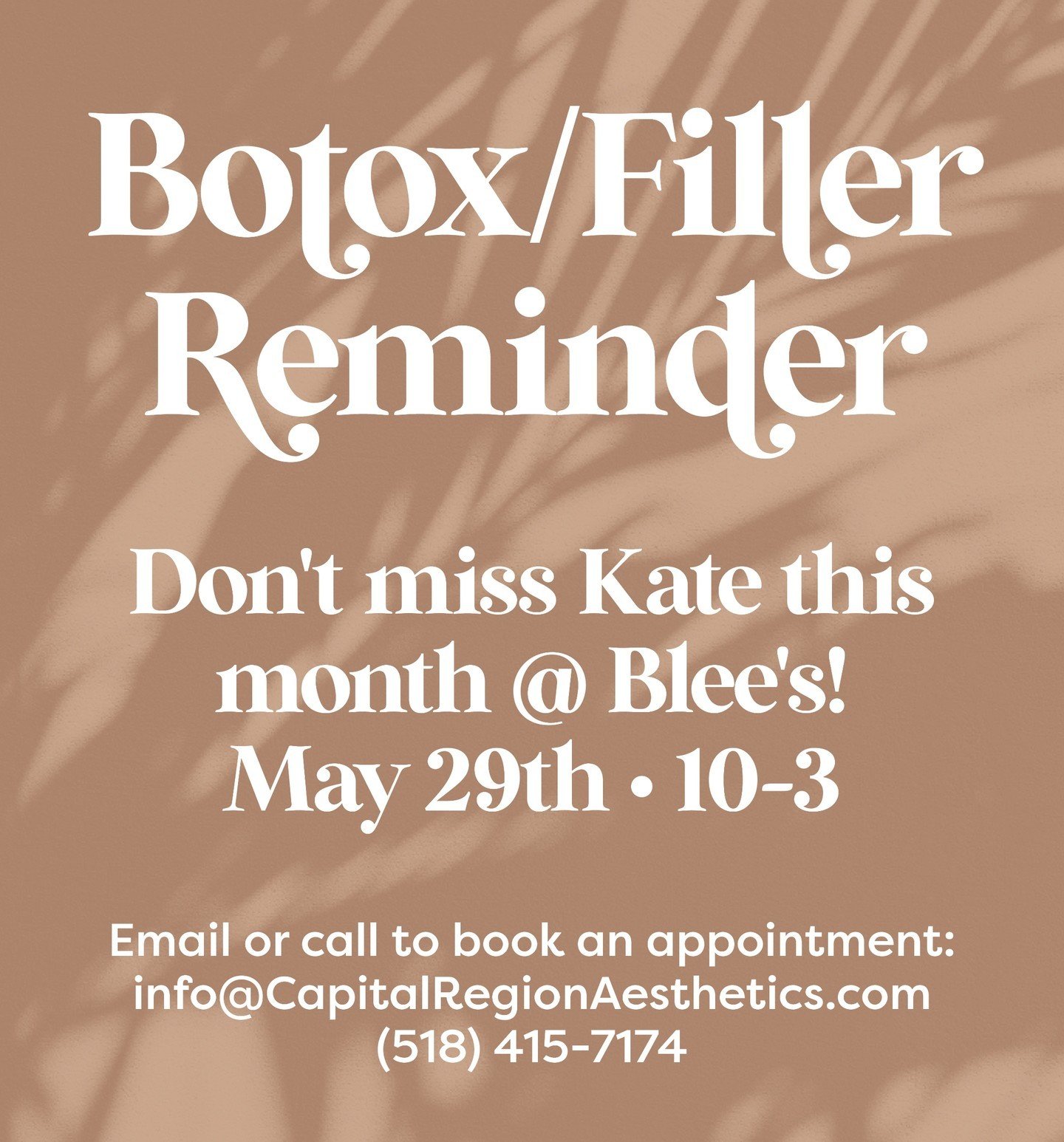 Don't forget to book with Kate while she's here on the 29th! Spots will fill up fast. Call or email Kate if you are ready to book or have any questions. #esthetician #aesthetician #aestheticianlife #licensedesthetician #skinexpert #skincareprofession