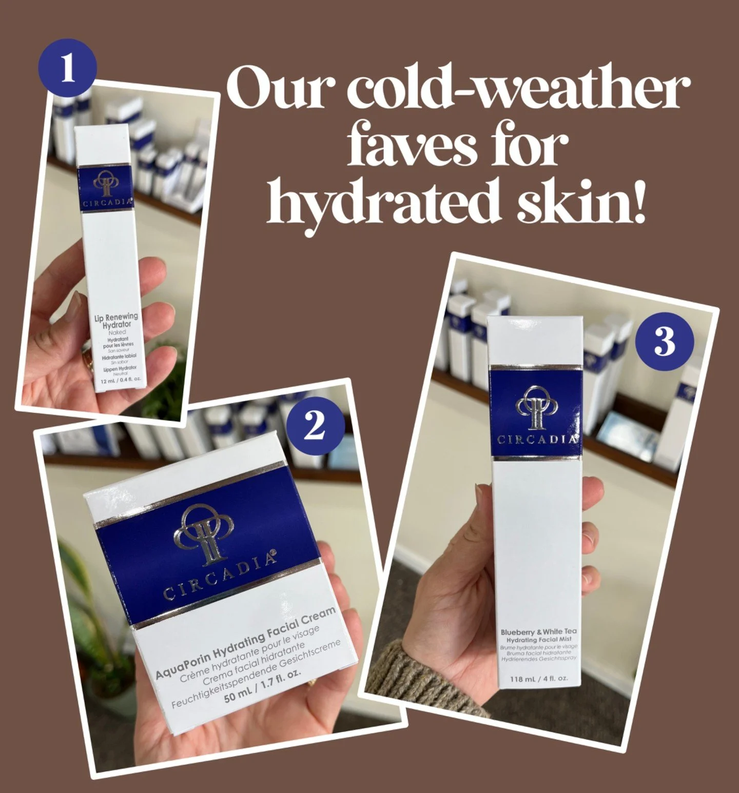 Wishing this cold streak would just end already, but while we wait, have you tried these products to get extra-hydrated skin? If you are feeling a bit dry and tight, stop in and browse some of our favorite professional skincare products. 
 #esthetici