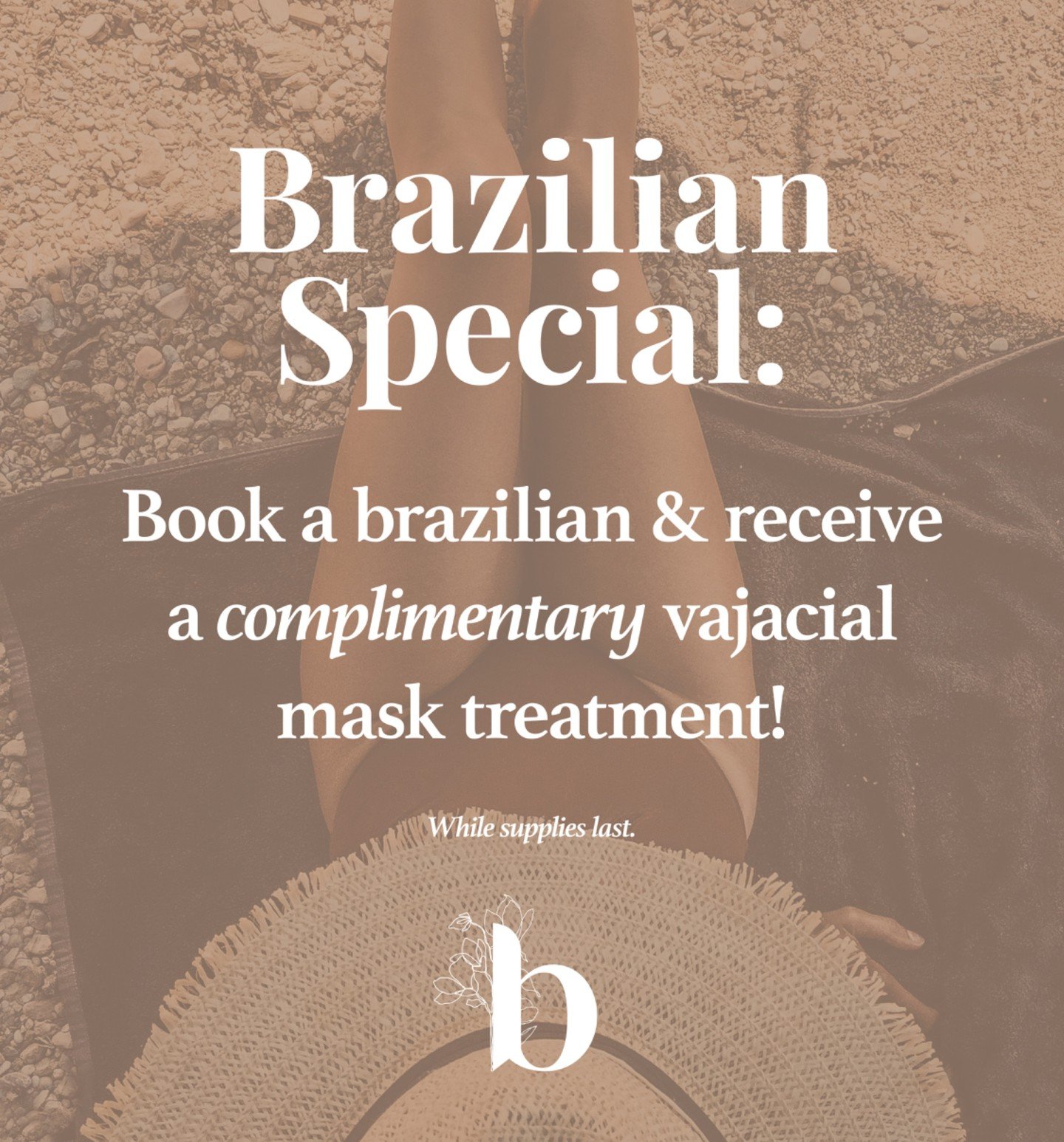 Spring is right around the corner so why not offer a special on Brazilians?! 🌸🐬✨ 
Book a brazilian and receive a free vajacial mask treatment. This mask helps soothe, hydrate and refresh skin, perfect post-wax care. Book online at BleesSalon.com or