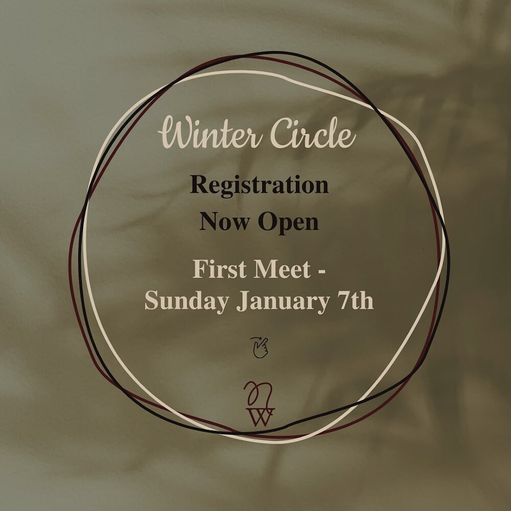 ❄️Winter Circle - Registration Now Open 

We will meet virtually to reflect, meditate and explore to connect to the moon phases and inspiration of the season. We will utilize elemental resources, tarot cards and support from each other to strengthen 