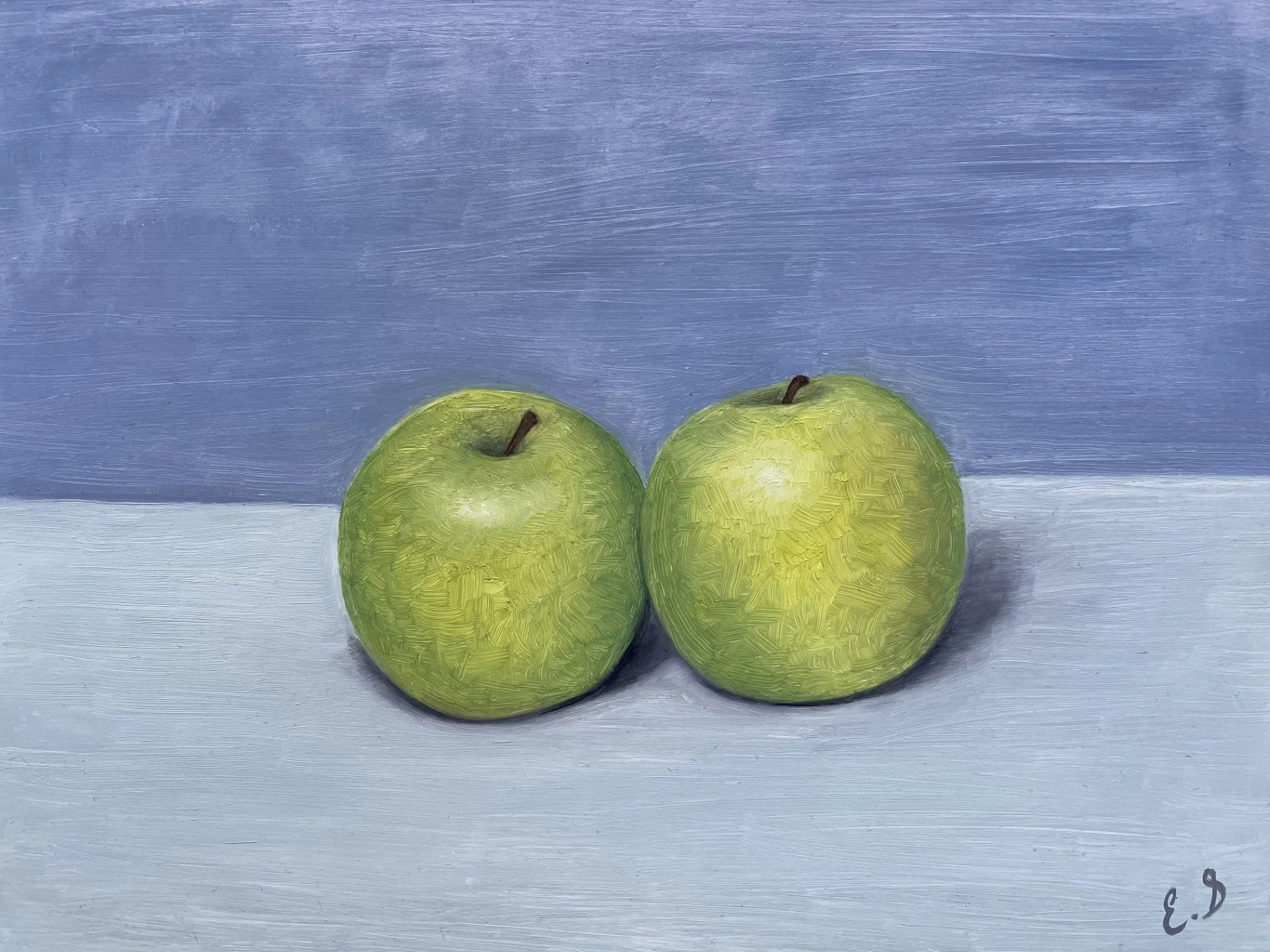 Original Oil Painting - Grannies