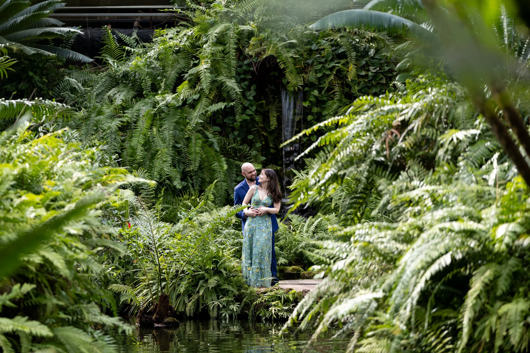 Colleen & Ben's Engagement Session @Garflield Park Conservatory-26.jpg
