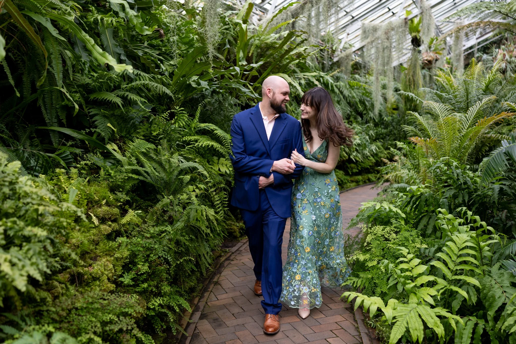 Colleen & Ben's Engagement Session @Garflield Park Conservatory-33.jpg