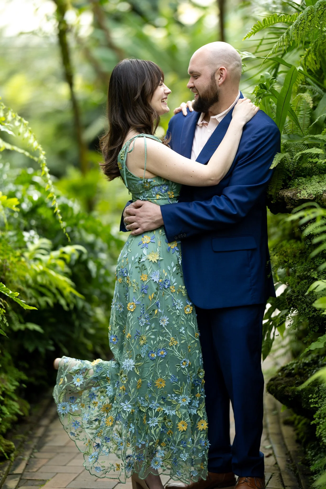 Colleen & Ben's Engagement Session @Garflield Park Conservatory-16.jpg