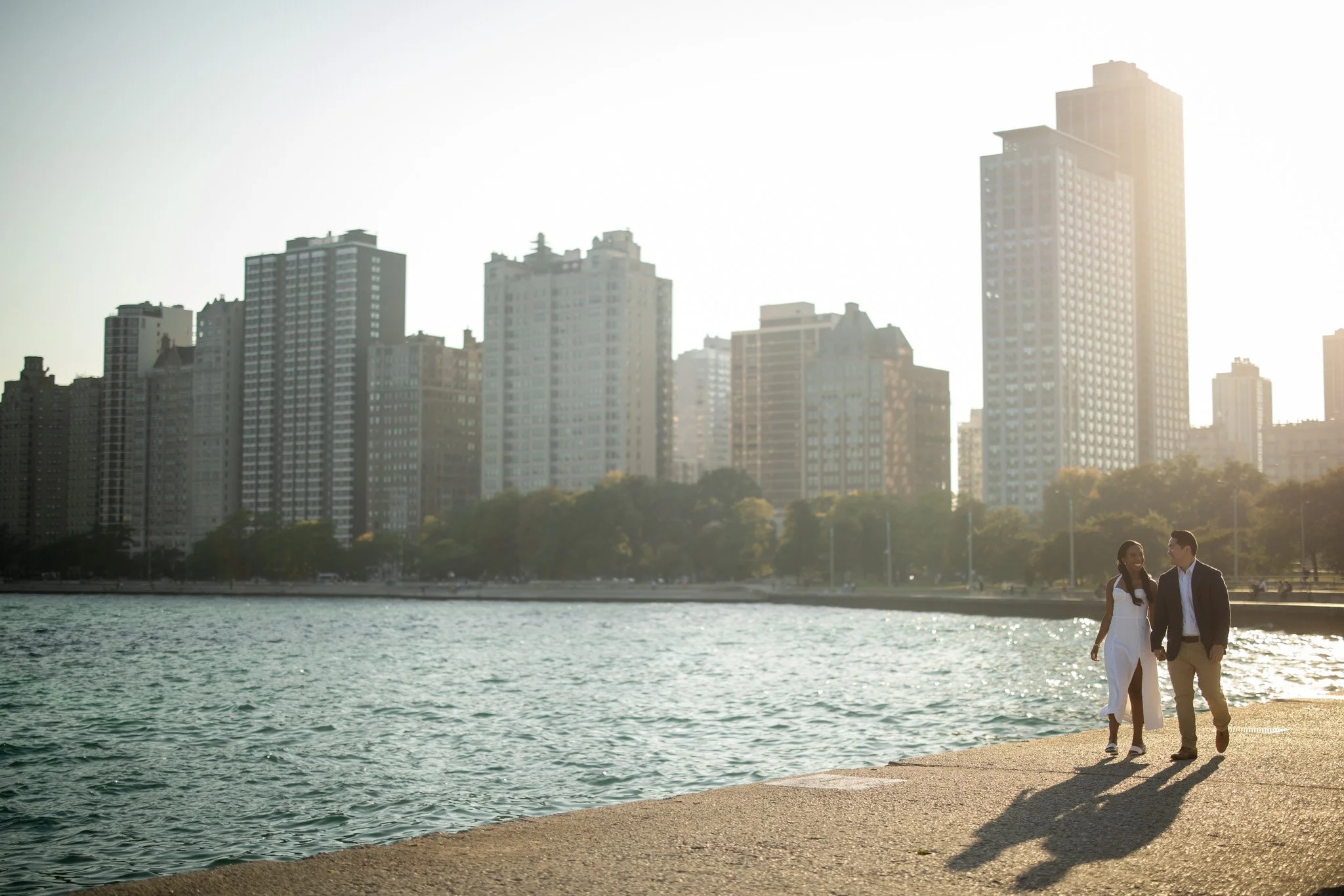 Elyse+Daniel's Beautiful Engagement @North Ave Beach & The Wrigley Building-50.jpg