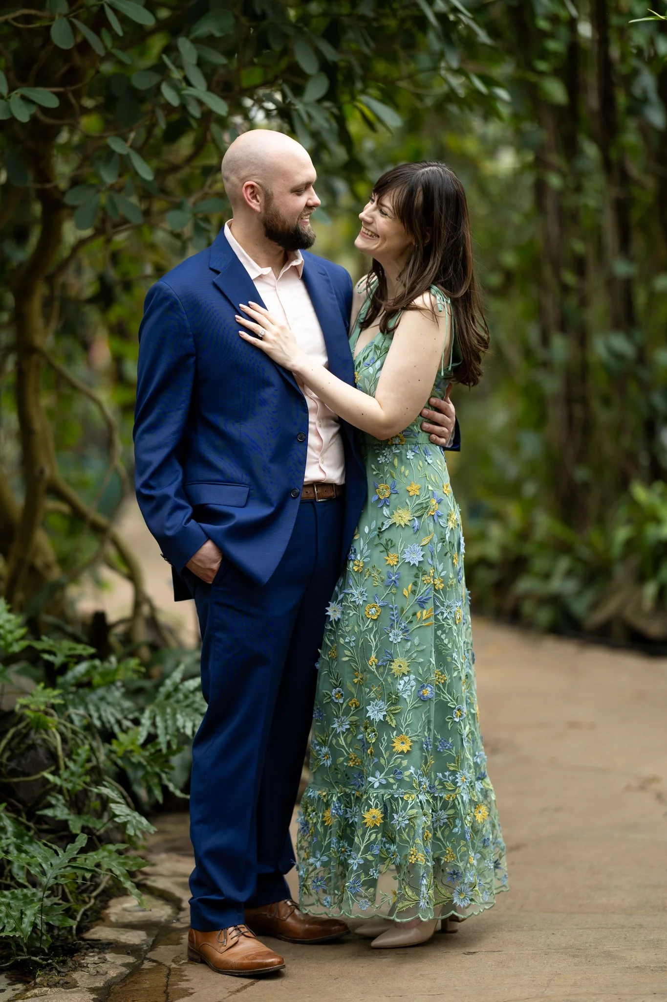 Colleen & Ben's Engagement Session @Garflield Park Conservatory-56.jpg