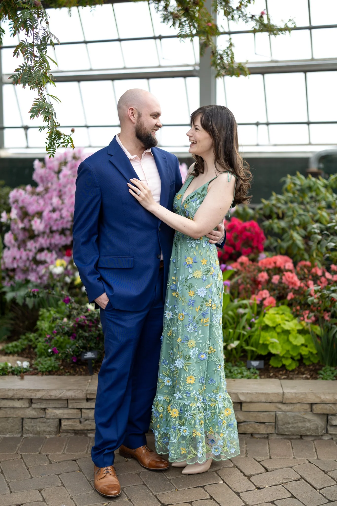 Colleen & Ben's Engagement Session @Garflield Park Conservatory-2.jpg
