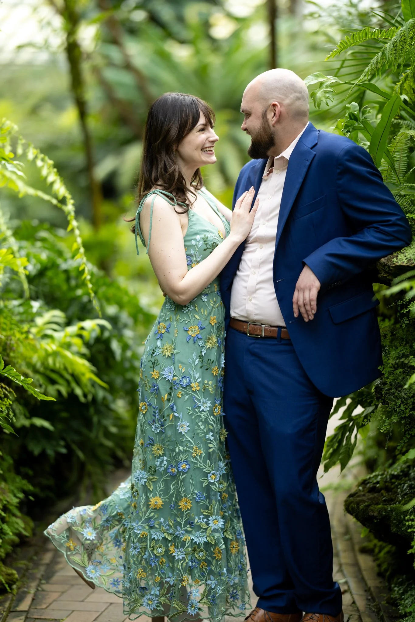 Colleen & Ben's Engagement Session @Garflield Park Conservatory-15.jpg