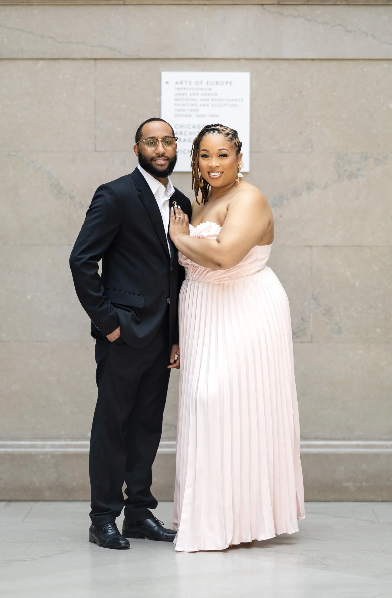 Gabrielle+Maurice's Elegant Engagement @Art Institute Chicago-101.jpg