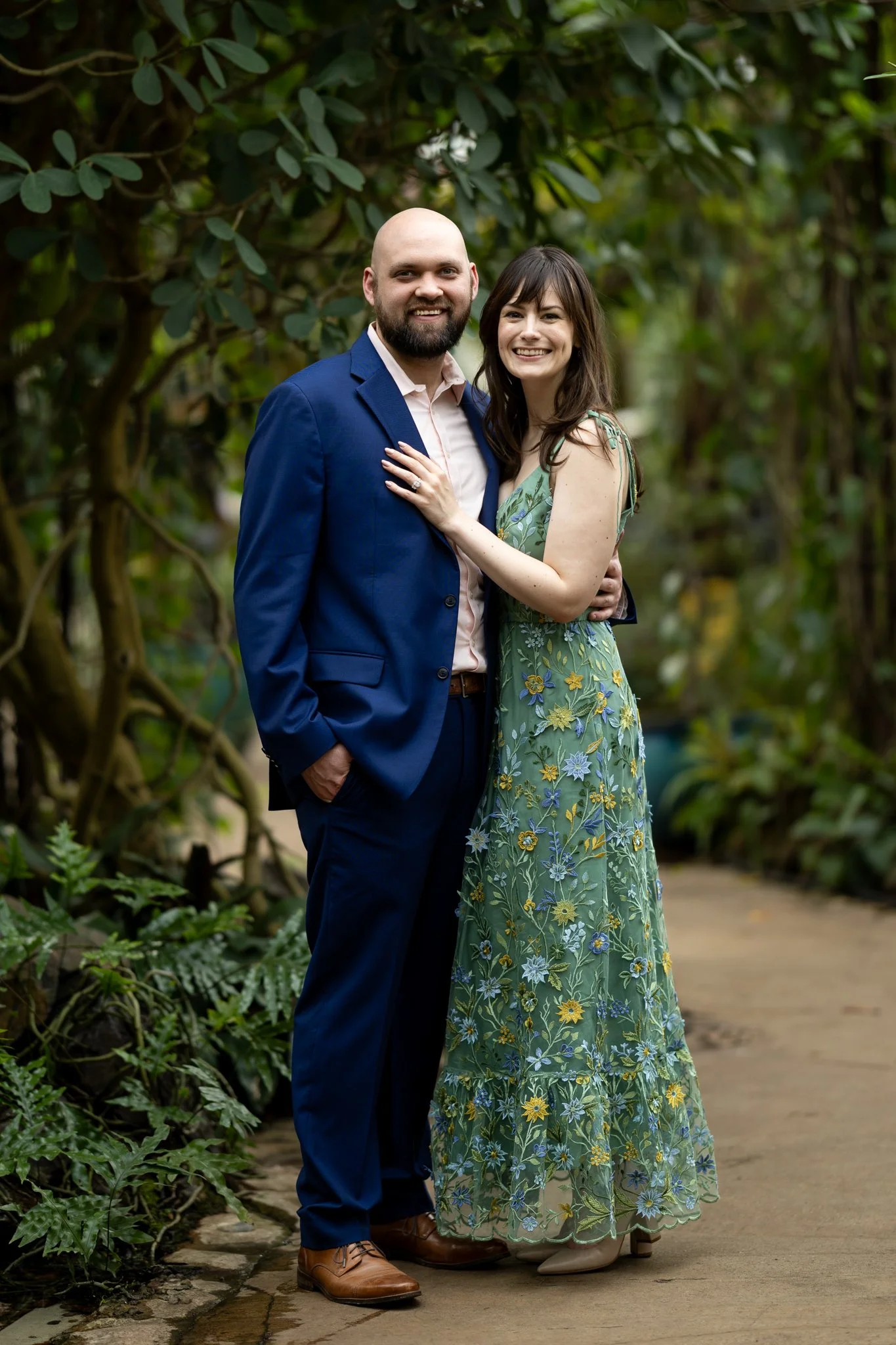 Colleen & Ben's Engagement Session @Garflield Park Conservatory-58.jpg