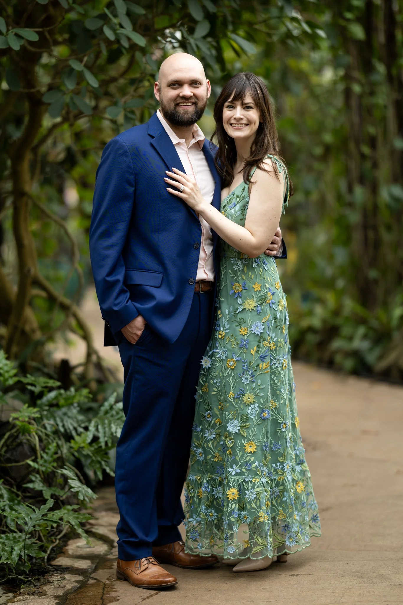 Colleen & Ben's Engagement Session @Garflield Park Conservatory-57.jpg