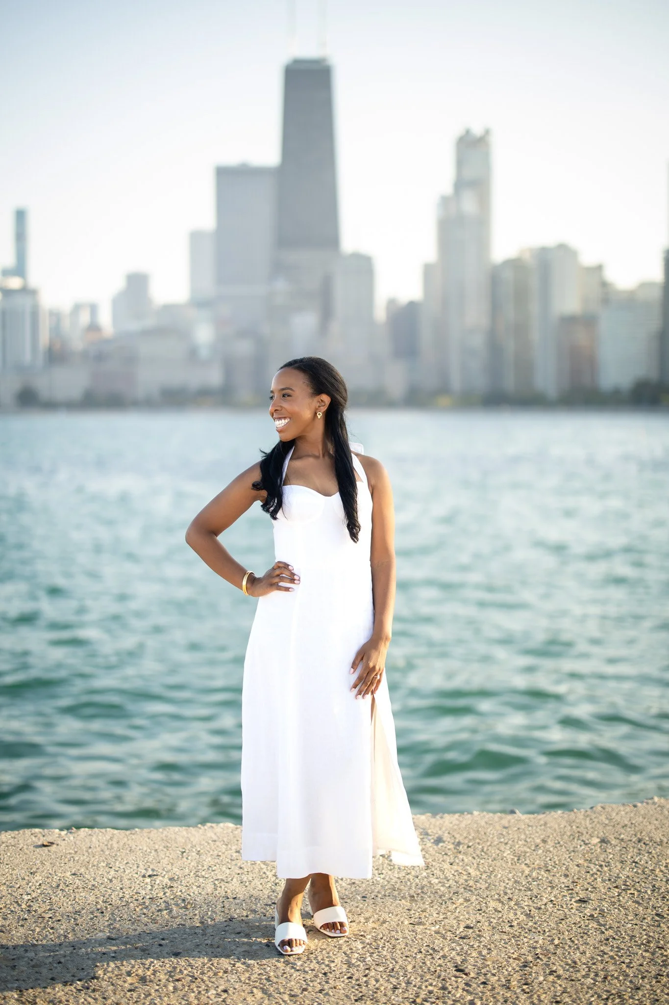 Elyse+Daniel's Beautiful Engagement @North Ave Beach & The Wrigley Building-42.jpg