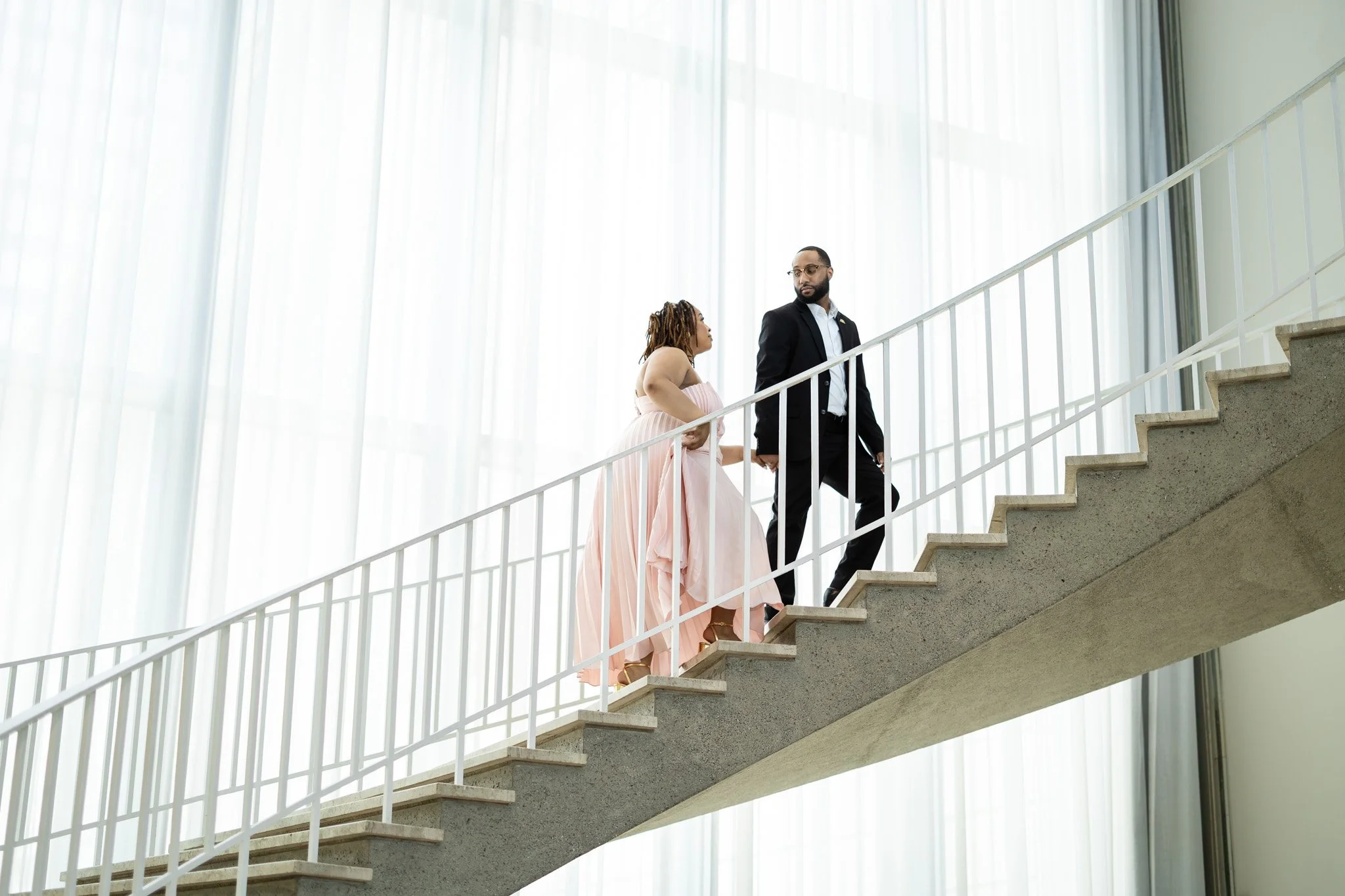 Gabrielle+Maurice's Elegant Engagement @Art Institute Chicago-61.jpg