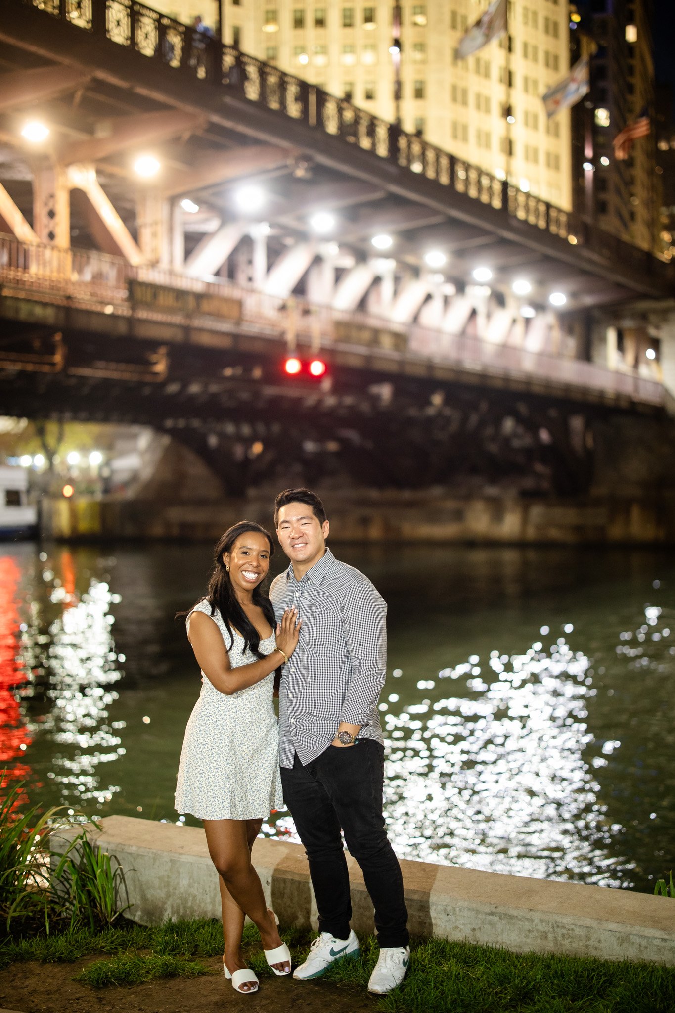 Elyse+Daniel's Beautiful Engagement @North Ave Beach & The Wrigley Building-8.jpg