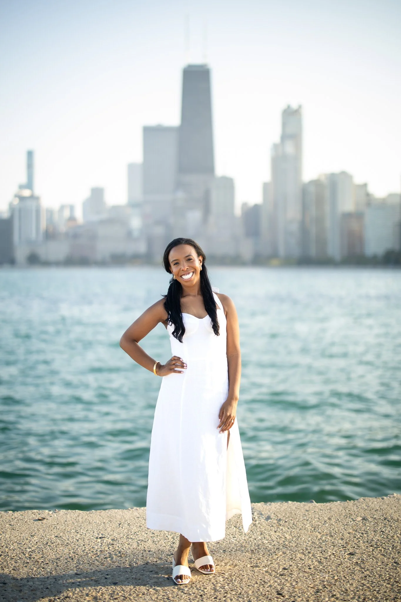 Elyse+Daniel's Beautiful Engagement @North Ave Beach & The Wrigley Building-43.jpg