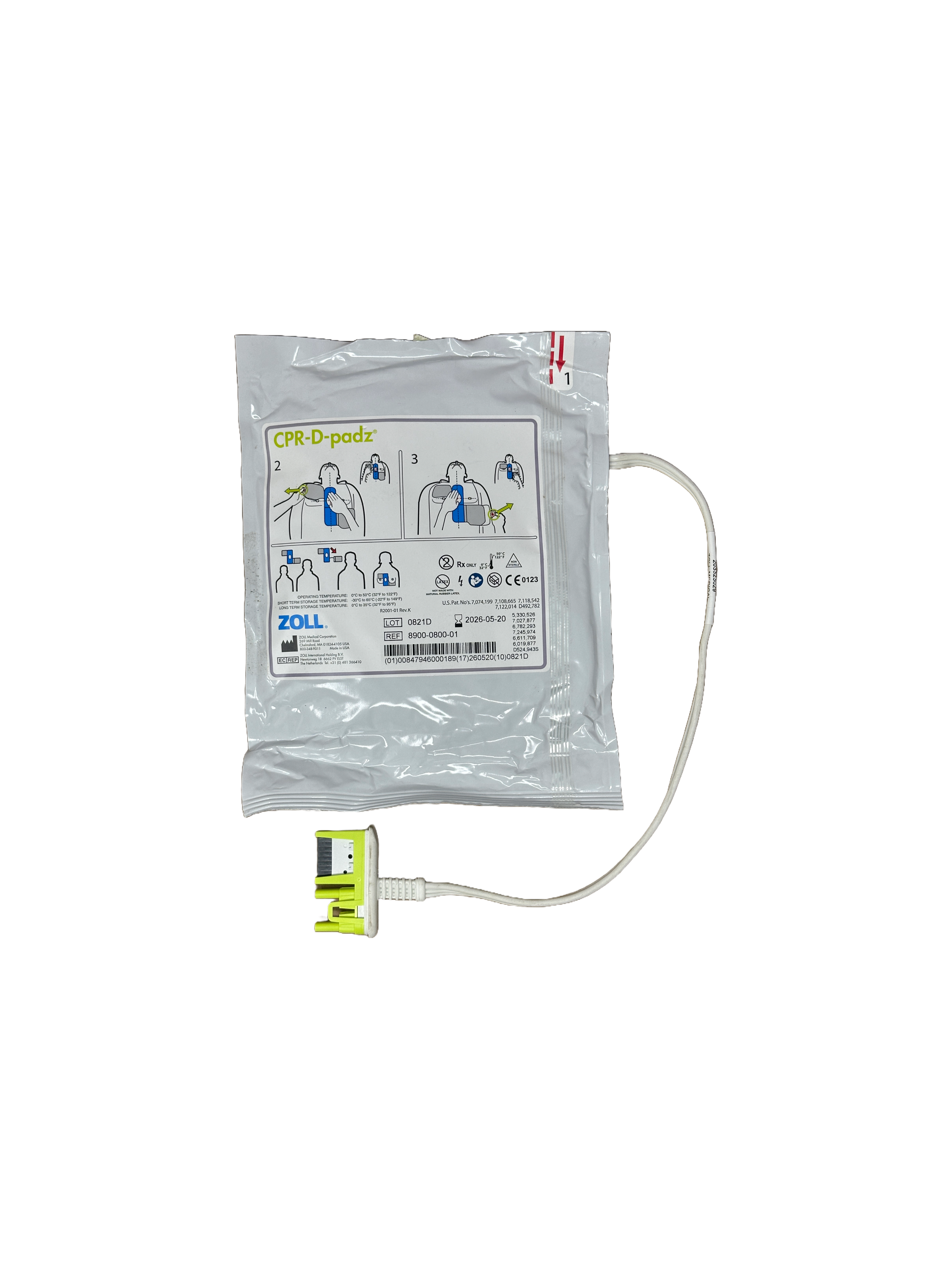 ZOLL® CPR-D-Padz Adult 2026-A