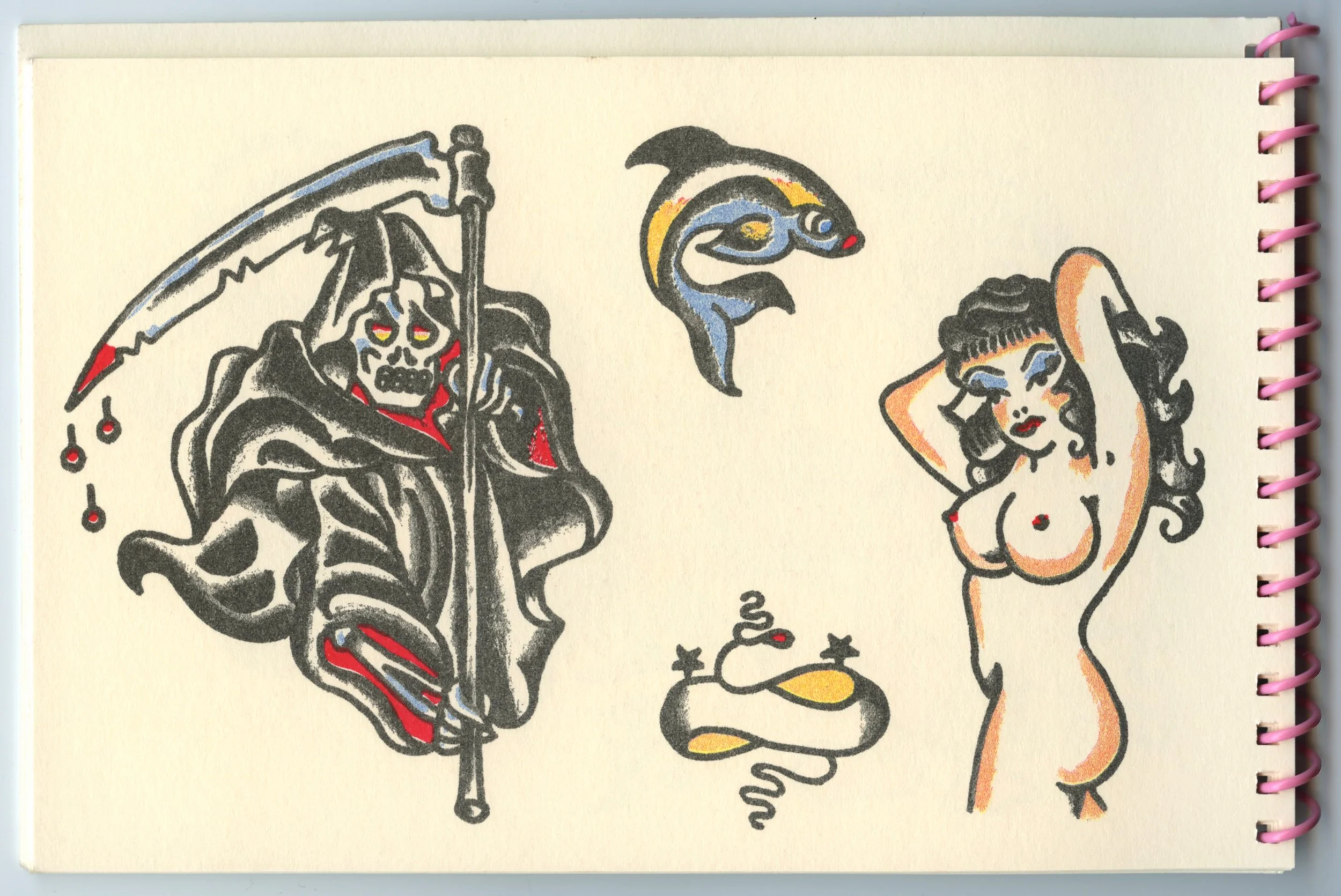 James Joseph Rich, printed in Bright Red, Blue, Yellow, and Black